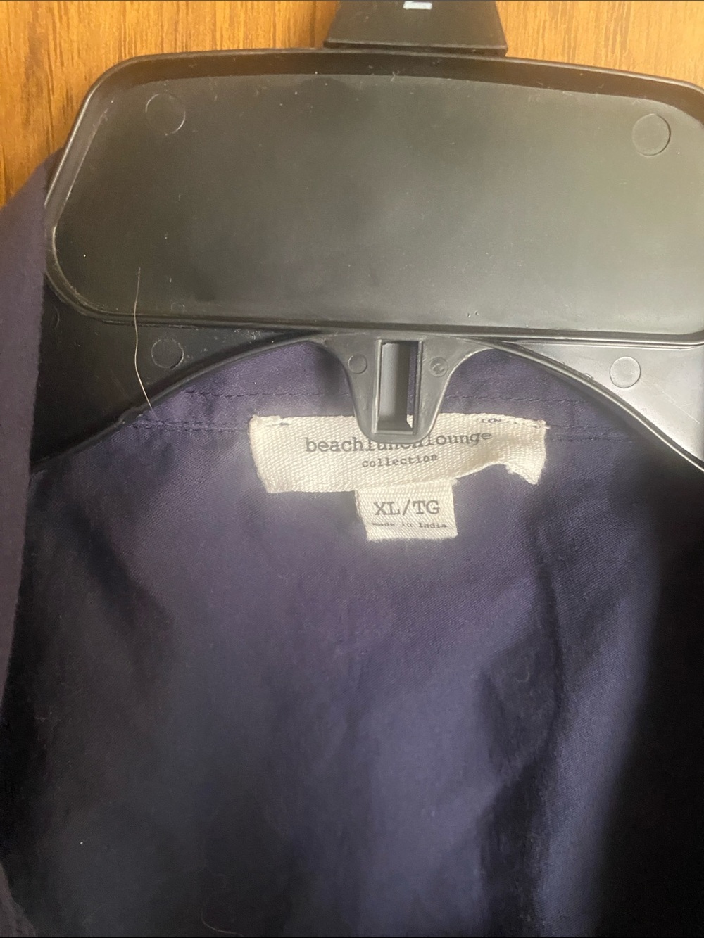 beachlunchlounge Navy Midi Dress with Bell Sleeves - Picture 2 of 4